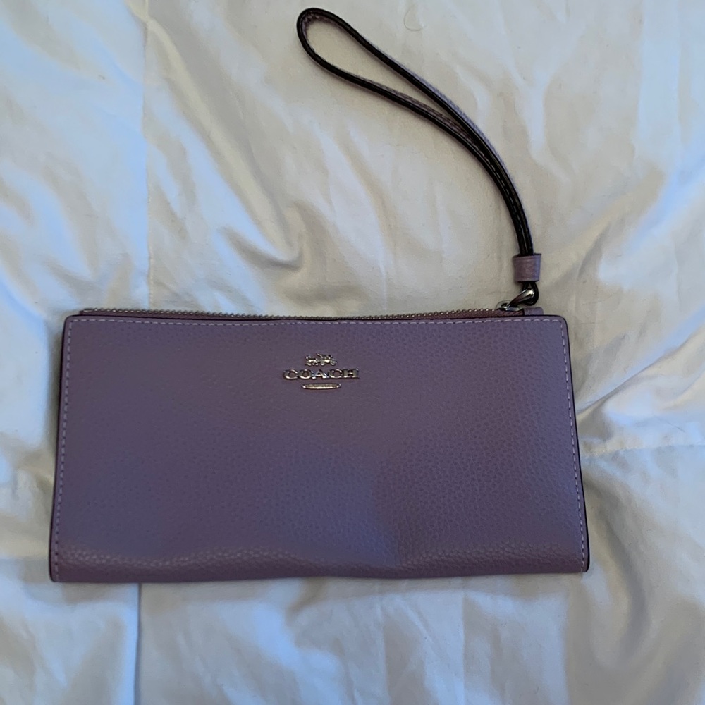 Coach Lavender Wristlet